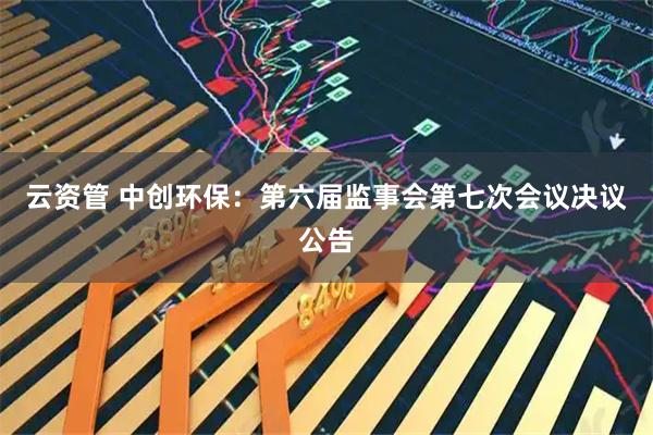 云资管 中创环保：第六届监事会第七次会议决议公告